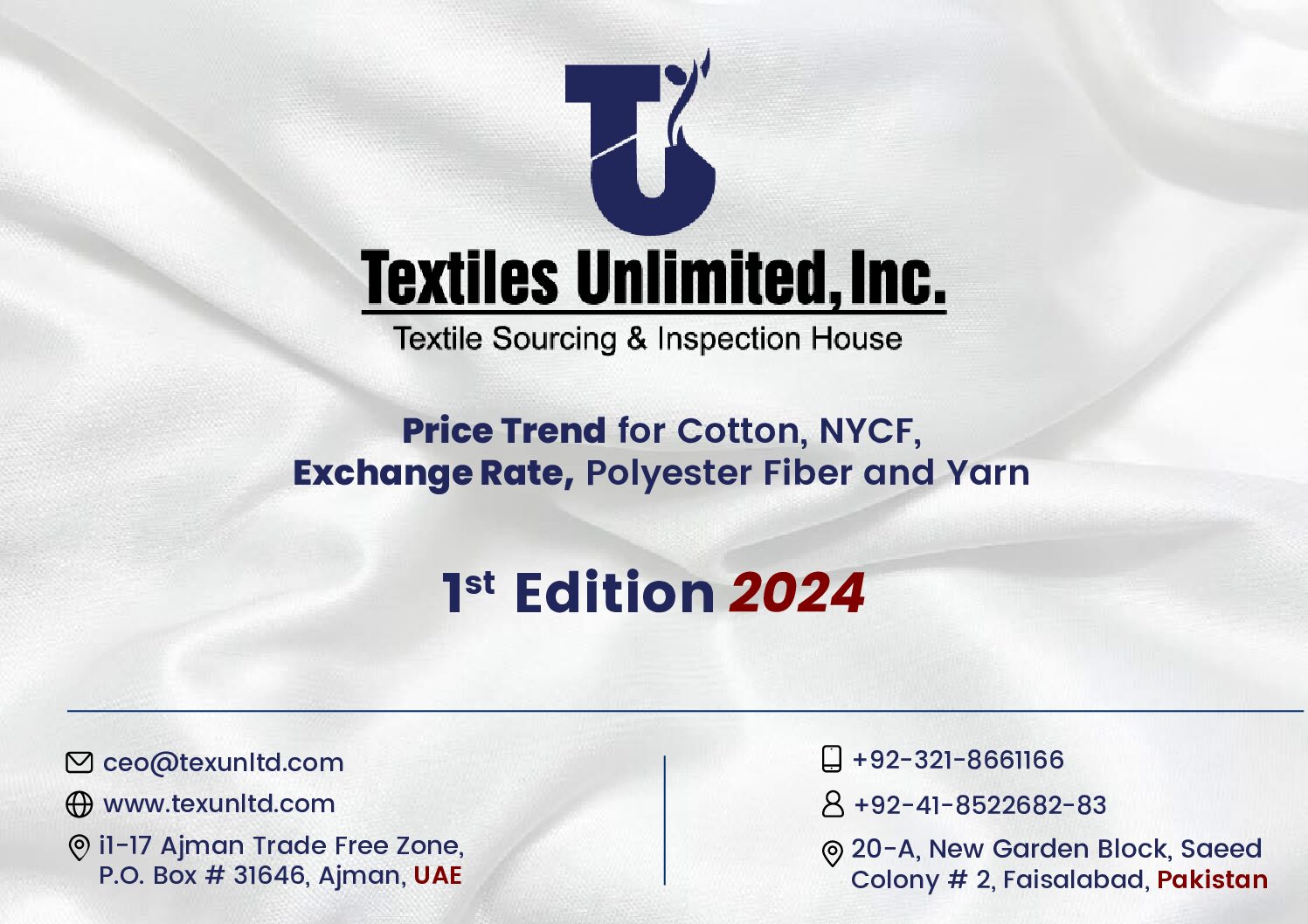 Textiles Unlimited Inc. Best quality textile sourcing House gets delivered
